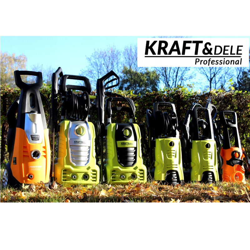 Aparat de spalat cu presiune Kraft&Dele KD498, 1900W, 6L/min, Accesorii incluse