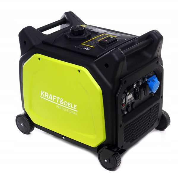 *BLACK-FRIDAY* Generator curent silentios profesional KRAFTSON % Import Polonia % 682, 230V, stabilizator tensiune AVR , roti transport si pornire la cheie