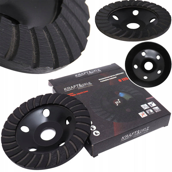 *OFERTELE-IEPURASULUI* Disc de slefuit beton Kraft&Dele KD1952, 125mm