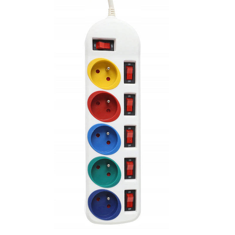 *OFERTELE-IEPURASULUI* Prelungitor electric cu intrerupator Kraft&Dele KD4001, 5 prize, 3m