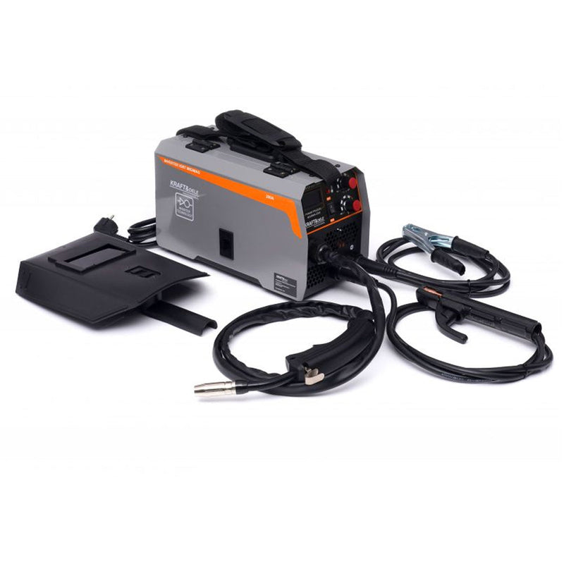*OFERTELE-IEPURASULUI* Set Aparat de sudura cu sarma Kraft&Dele KD1872, MIG-MAG/MMA, 200A, gri + Masca Sudura Automata