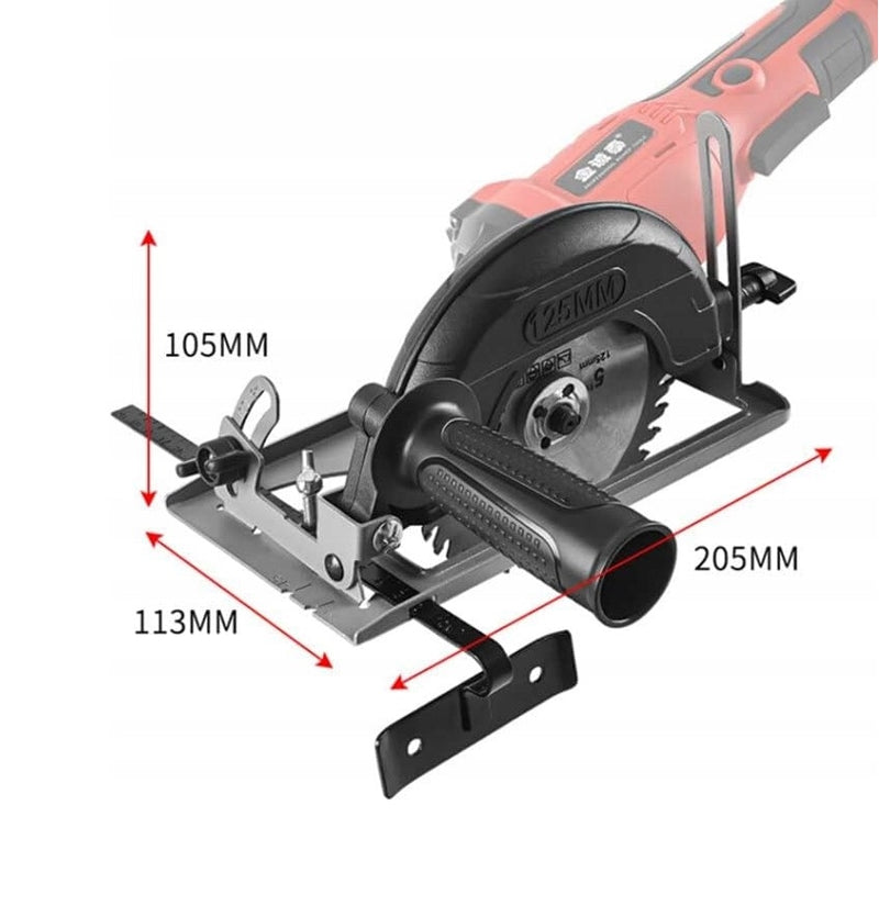 Adaptor de ghidare polizor unghiular, 125 mm, 4