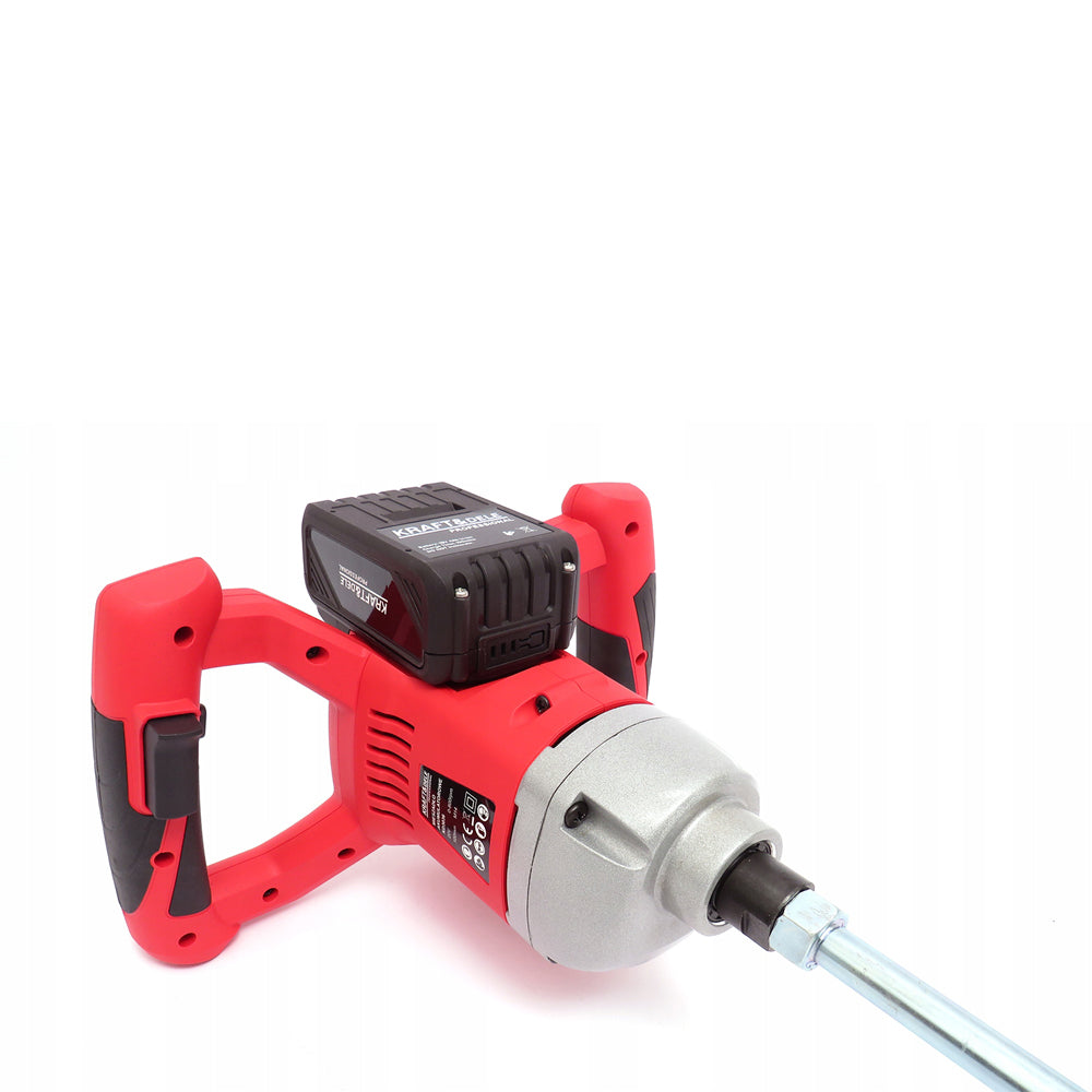 Amestecator mortar cu acumulator KRAFTSON % Import Polonia %  3036, Li-Ion, 20V, 800RPM