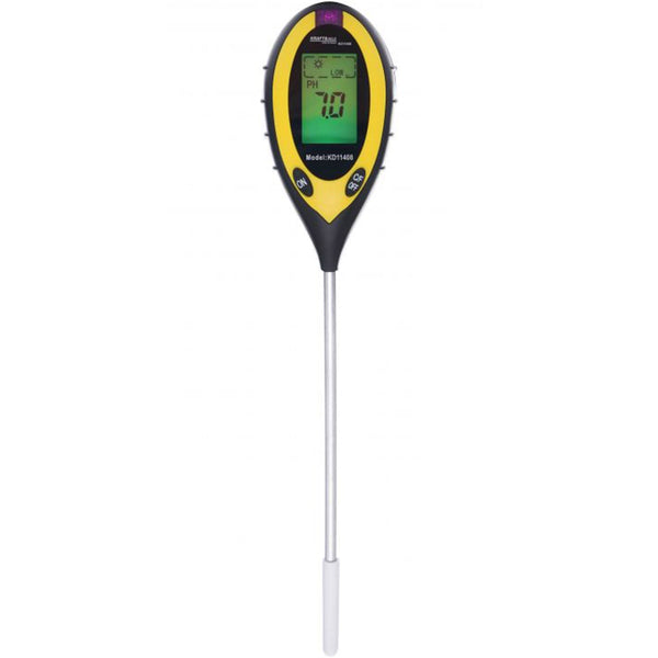 Aparat Tester Kraft&Dele KD11408 pentru Sol 3-in-1 pentru Masurare PH, Umiditate si Lumina, Afisaj Analog, Inaltime 26cm