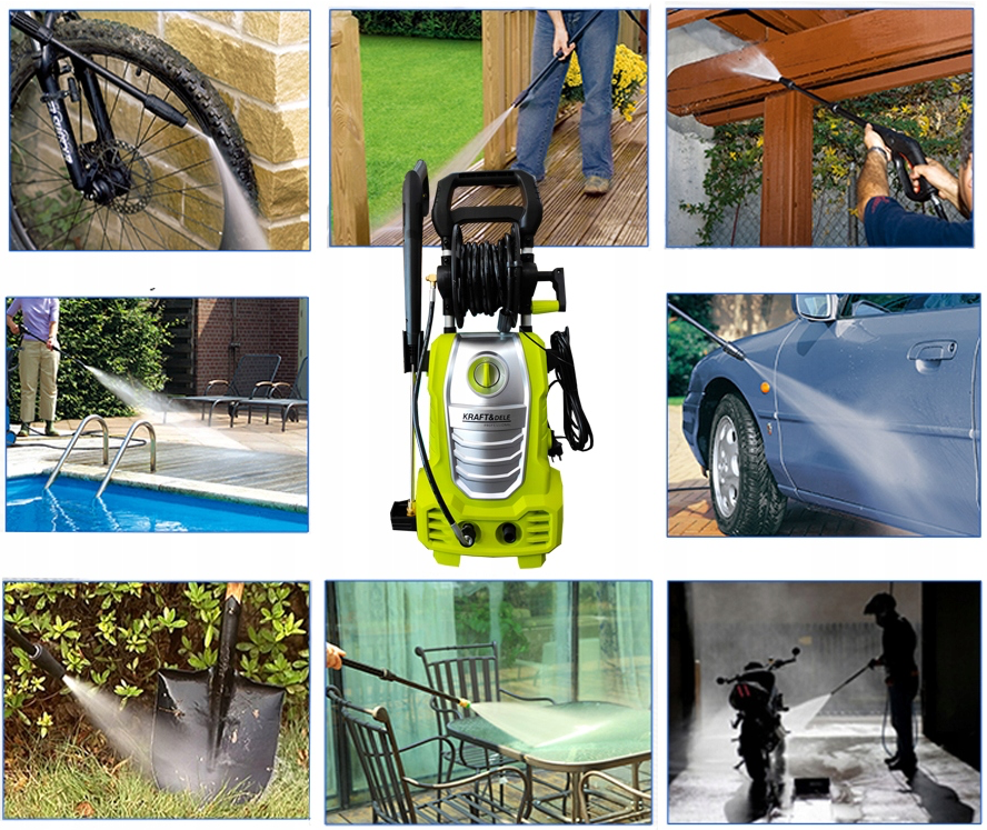 Aparat de spalat cu presiune, 2500W, 5L/min, Accesorii incluse, POLSKI K423, Poza10