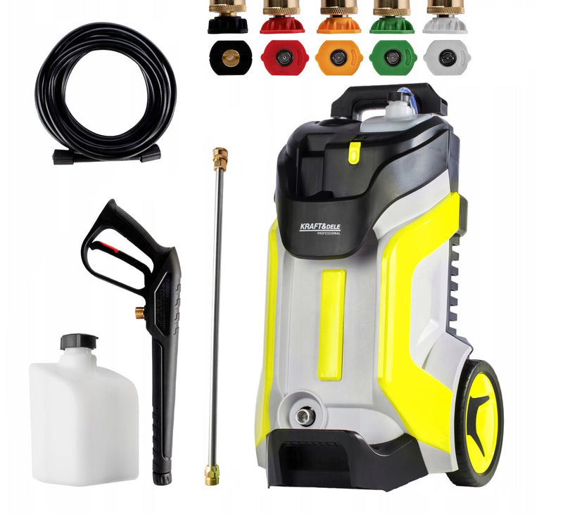 *OFERTELE-IEPURASULUI* Aparat de spalat cu presiune KRAFTSON % Import Polonia %  496, 2100W, 6L/min, Accesorii incluse
