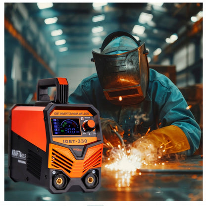 Aparat de sudura 330A, Ecran LCD, MMA-Electrod, Tehnologie IGBT, Accesorii incluse, POLSKI K1878, Poza6