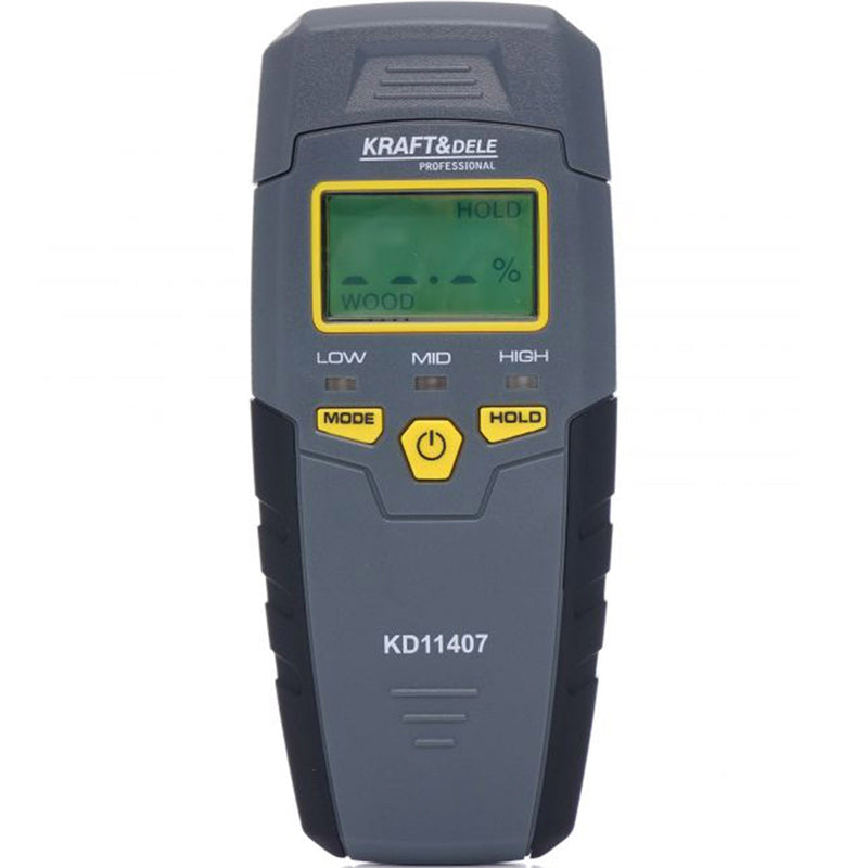 Aparat digital de masurat umiditatea KRAFTSON % Import Polonia %  11407, husa protectie inclusa