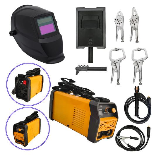 SET Aparat Sudura AZORAX-R200MN CU ELECTROD 1.6-5mm, + MASCA AUTOMATA, + 4 CLEME Prindere-Fixare DE SUDURA