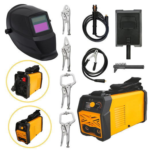 SEZONUL-OFERTELOR SET Aparat Sudura AZORAX-R200MN pentru ELECTROD 1.6-5mm, REGLAJ Electronic, Ecran Color, + MASCA AUTOMATA, + 4 CLEME DE SUDURA