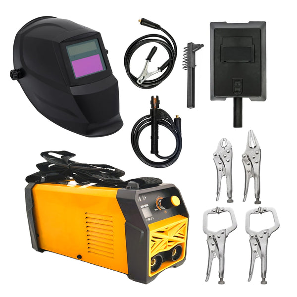 *BuzZ* SET Aparat Sudura AZORAX-R200MN pentru ELECTROD 1.6-5mm, REGLAJ Electronic, PLUS Masca AUTOMATA, PLUS Cleme Sudura