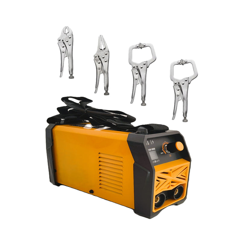 *BuzZ* SET Aparat Sudura AZORAX-R200MN pentru ELECTROD 1.6-5mm, REGLAJ Electronic, PLUS Masca AUTOMATA, PLUS Cleme Sudura