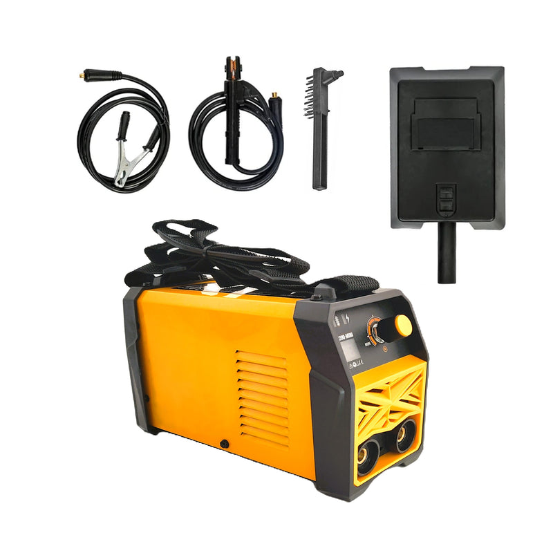 *BuzZ* SET Aparat Sudura AZORAX-R200MN CU ELECTROD 1.6-5mm, REGLAJ FIN Electronic, PLUS 4 CLEME PRINDERE-FIXARE DE SUDURA