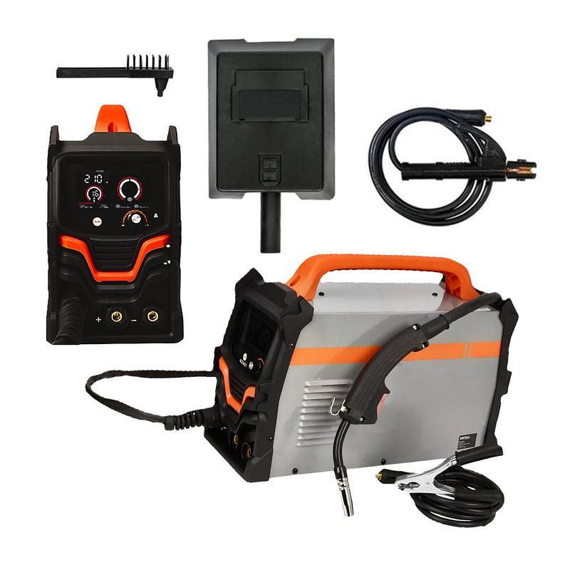*OFERTELE-IEPURASULUI* SET Aparat sudura MIG cu Sarma Fara GAZ, KRAFTSON % Import Polonia % 3421, MIG-MAG/MMA, 220A, posibil LIFT-TIG, GREY-FLUX, + MASCA AUTOMATA