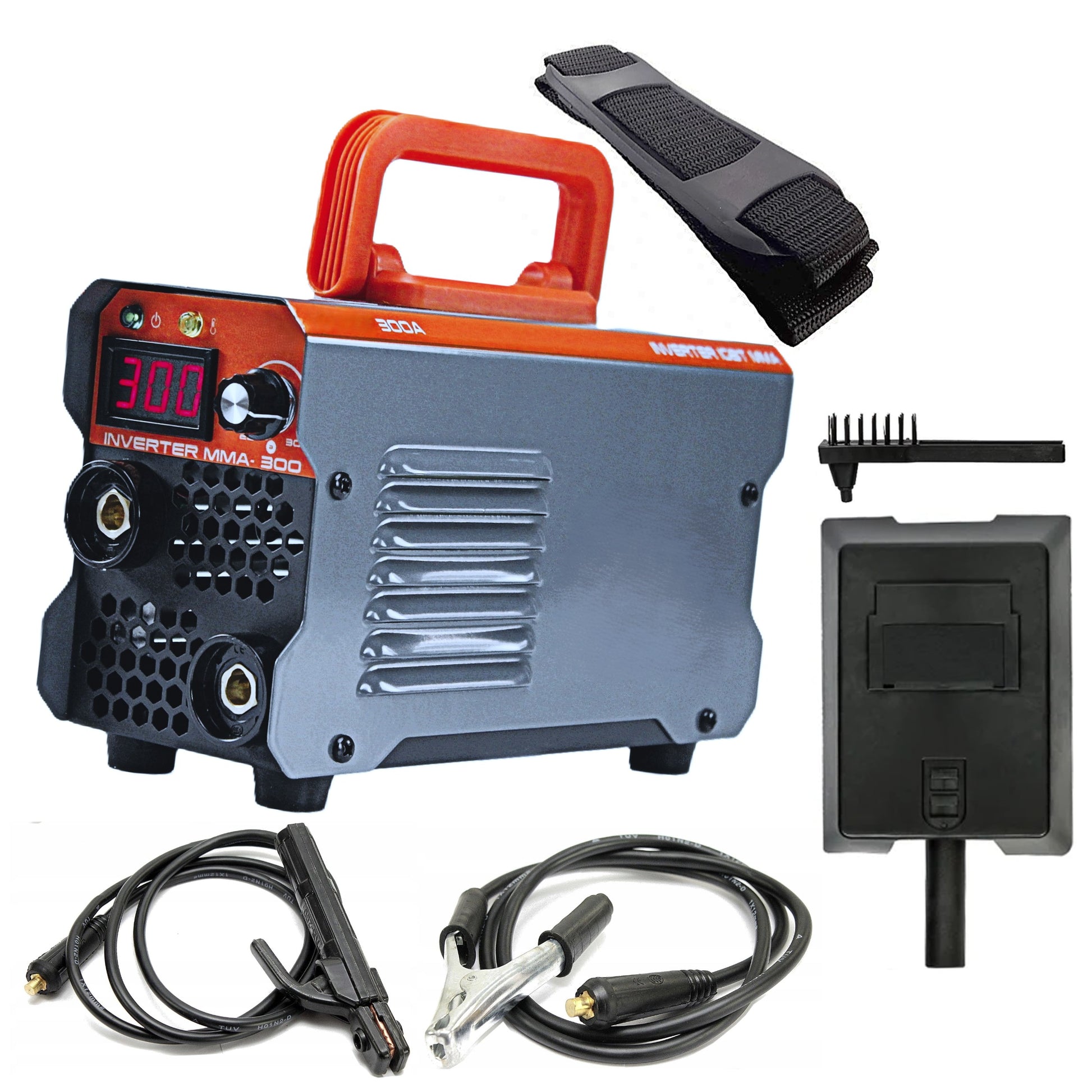 SET Aparat de sudura DEZMAN 300GY, MMA-300A, Tehnologie HOT-START ELECTROD, GREY-1870