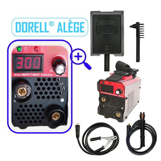 DORELL® ALEGE Aparat Sudura CU ELECTROD, Invertor Electronic, ECRAN LCD COLOR, REGLAJ FIN AMP300
