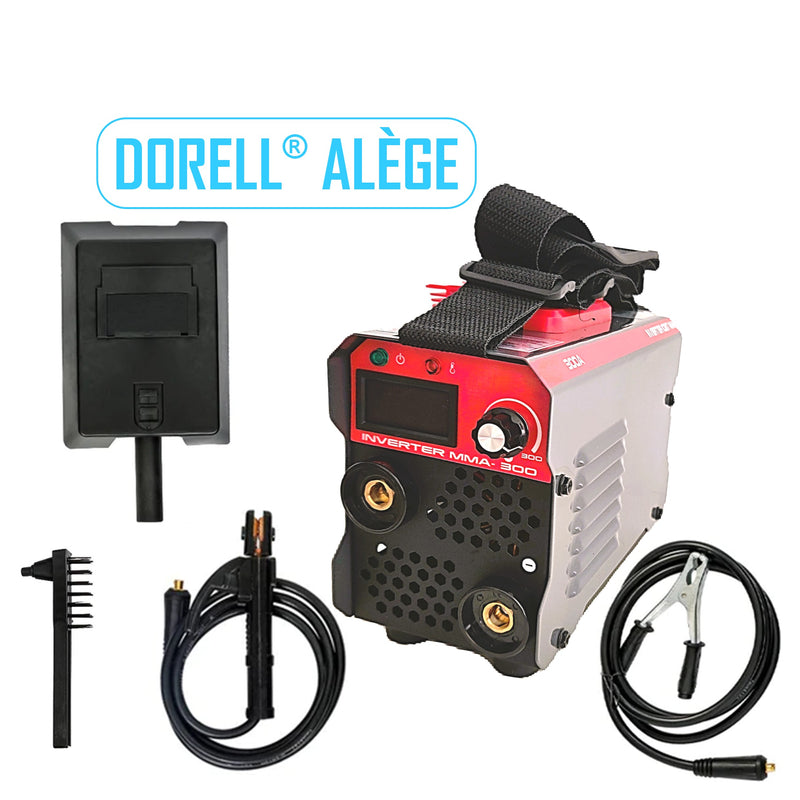 PRIMAVARA-OFERTELOR *PROMO* Pret B2B pentru Retail - DORELL® ALEGE Aparat Sudura CU ELECTROD, Invertor Electronic, REGLAJ FIN AMP300, ECRAN LCD COLOR
