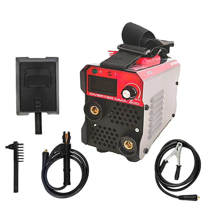 *OFERTE-DE-SEZON: 158 LEI* Aparat de sudura DORELL® ALEGE, Ecran LCD COLOR, Electrod MMA-300A, REGLAJ FIN AMP300