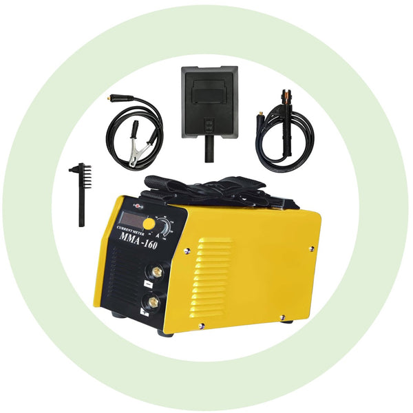 Aparat sudura WeldEXPERT 160A, MMA GP-Yellow, Accesorii Incluse-2