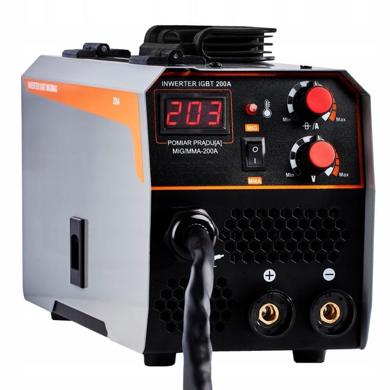 *PROMO* Aparat sudura cu sarma VOKNER 1872, MIG-MAG/MMA, 200A, gri, Accesorii incluse