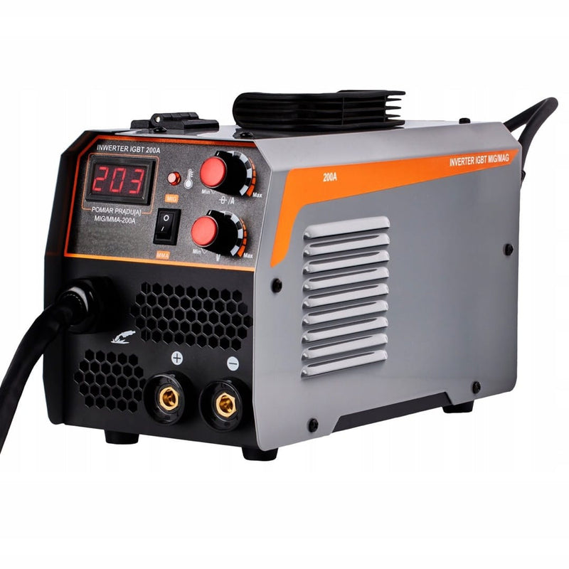 *PROMO* Aparat sudura cu sarma VOKNER 1872, MIG-MAG/MMA, 200A, gri, Accesorii incluse