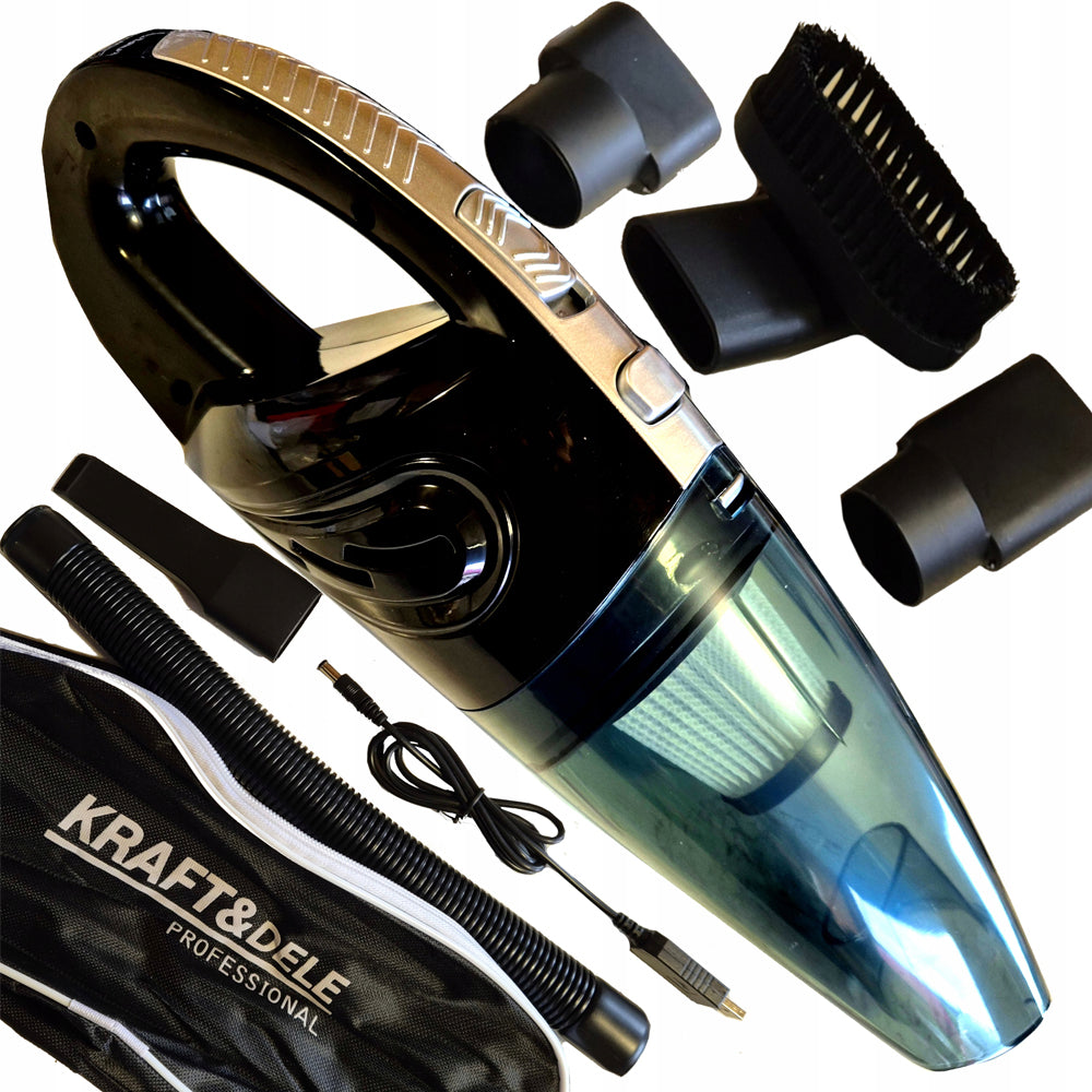 Aspirator auto fara sac, putere 120W, filtru reutilizabil, cu acumulator reincarcabil, POLSKI K5158, Poza5