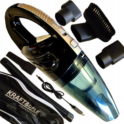 Aspirator auto fara sac, putere 120W, filtru reutilizabil, cu acumulator reincarcabil, POLSKI K5158, Poza5