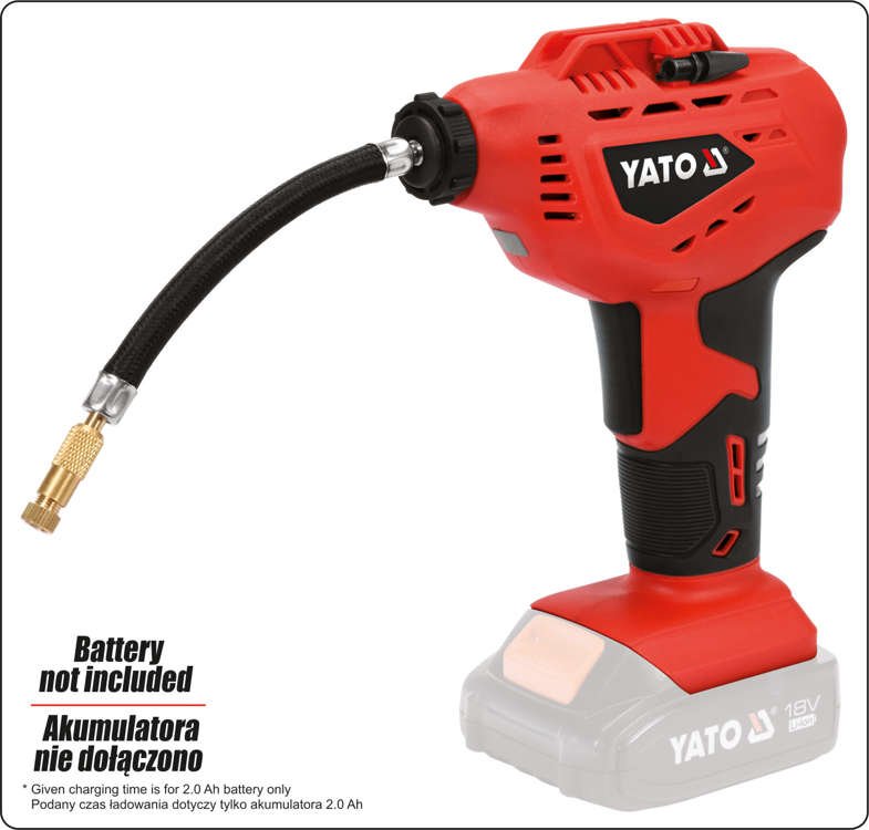 *BLACK-FRIDAY* Accesoriu compresor de umflat Yato YT-82895, fara acumulatori si incarcator