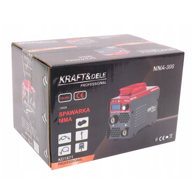 BLACK-FRIDAY Aparat de sudura Kraft&Dele KD1871, MMA, 300A, Tehnologie IGBT, PWM si AntiStick