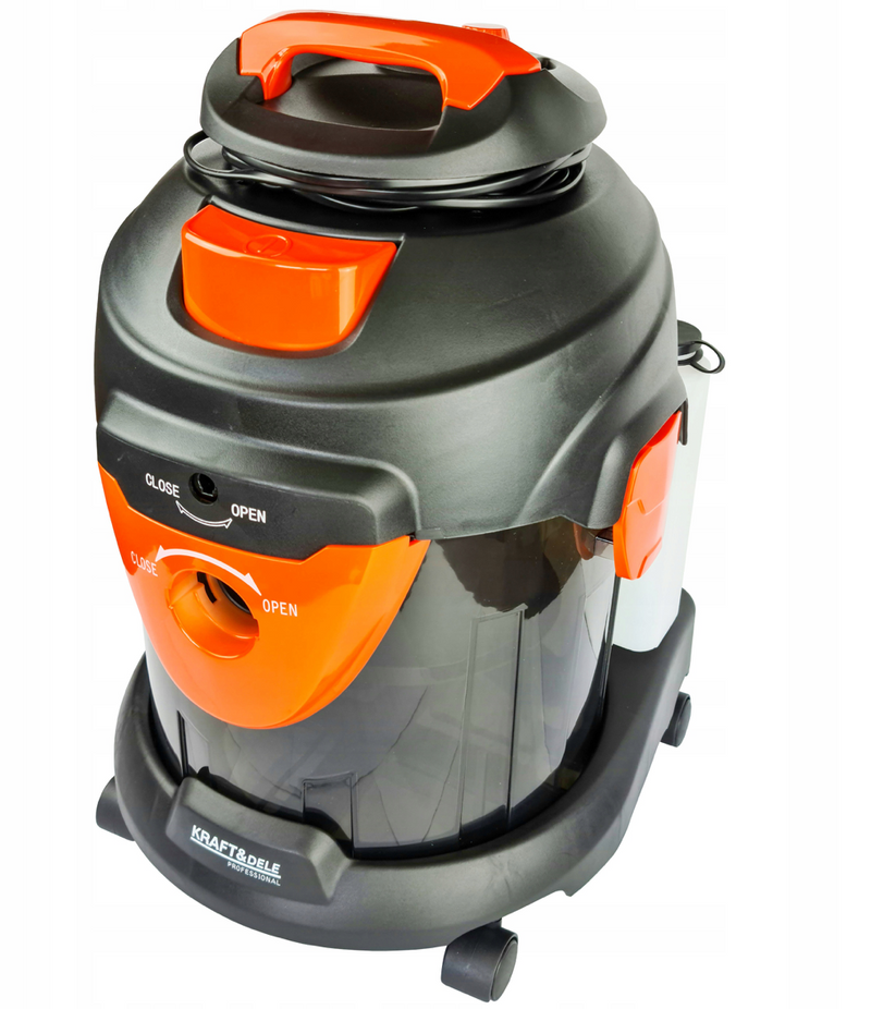 *BLACK-FRIDAY* Aspirator cu spalare Kraft&Dele KD482, 1400W, 20L, Accesorii incluse