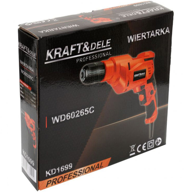 SEZONUL-OFERTELOR la Bormasina Kraft&Dele KD1699, 1200W, 2880RPM, mandrina 10mm