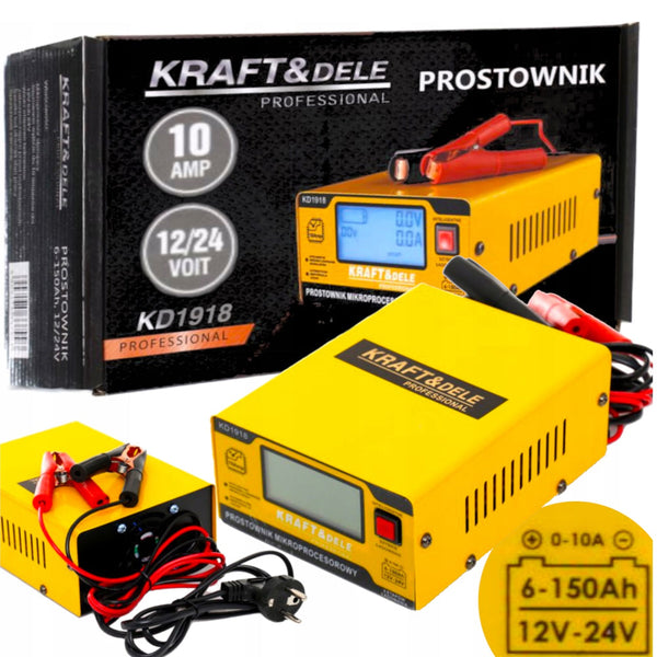 BLACK-FRIDAY *BuZZ* Redresor auto Kraft&Dele KD1918, 6-150Ah