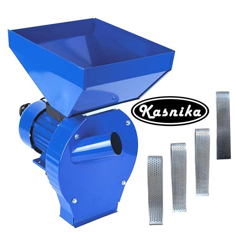 SEZONUL-OFERTELOR *BuzZ* Moara 3.9kw KASNIKA, cereale si stiuleti (2 in 1) , motor electric inclus, cu ciocanele pentru uruiala si malai