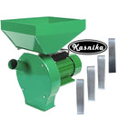 *BLACK-FRIDAY* *BuzZ* Moara 3kw KASNIKA Verde, cereale si stiuleti (2 in 1), cuva mare, motor electric inclus, cu ciocanele pentru uruiala si malai - Imagine alternativa
