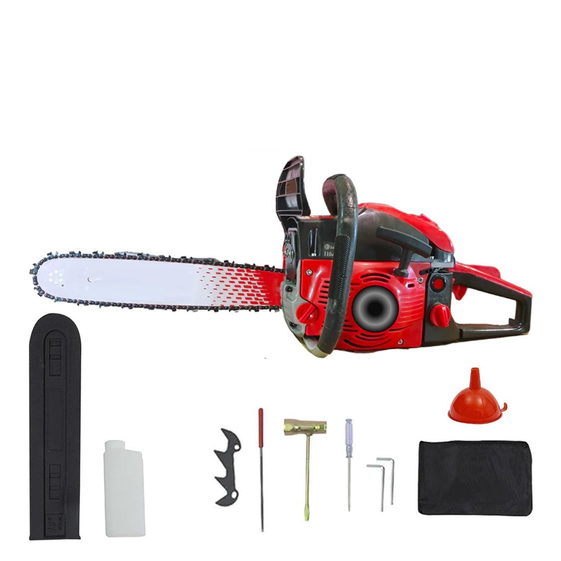 *BLACK-FRIDAY* *BuzZZ* Drujba ROSU PADURAR 5250-E RedPower, 4.5CP, 52CC, accesorii incluse