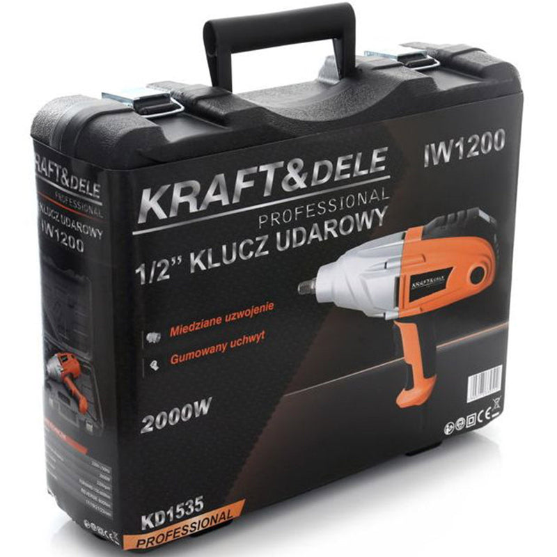 SEZONUL-OFERTELOR la Cheie de impact electrica KRAFTSON % Import Polonia %  1535, 2000W, 2300RPM