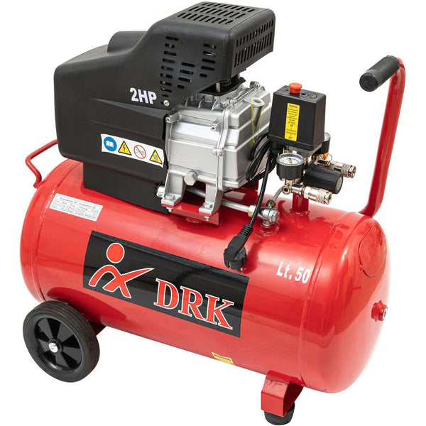 BLACK-FRIDAY Compresor aer DRK LB50B, 50L, 2CP, 115 PSI, 195l/min