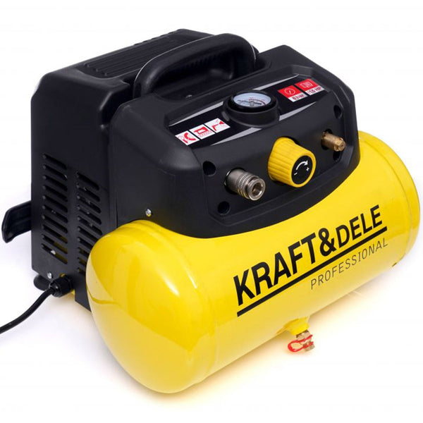 BLACK-FRIDAY Compresor aer Kraft&Dele KD1415, 6L, 1.5CP, 8Bar, 180/min, profesional