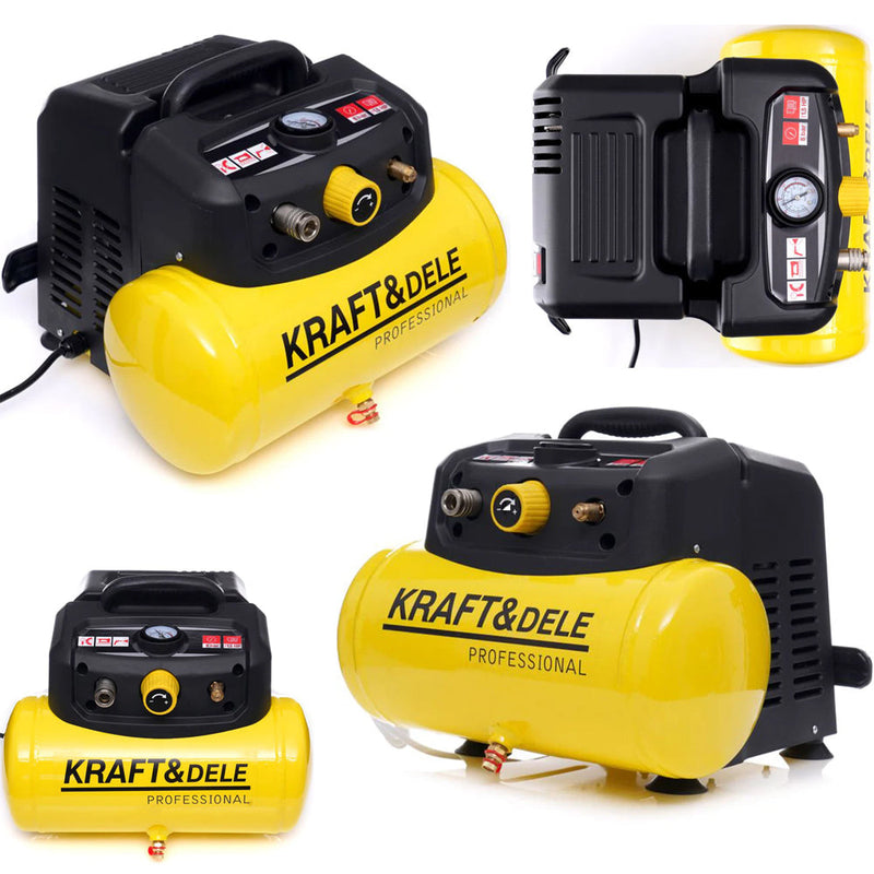 *BLACK-FRIDAY* Compresor aer Kraft&Dele KD1415, 6L, 1.5CP, 8Bar, 180/min, profesional