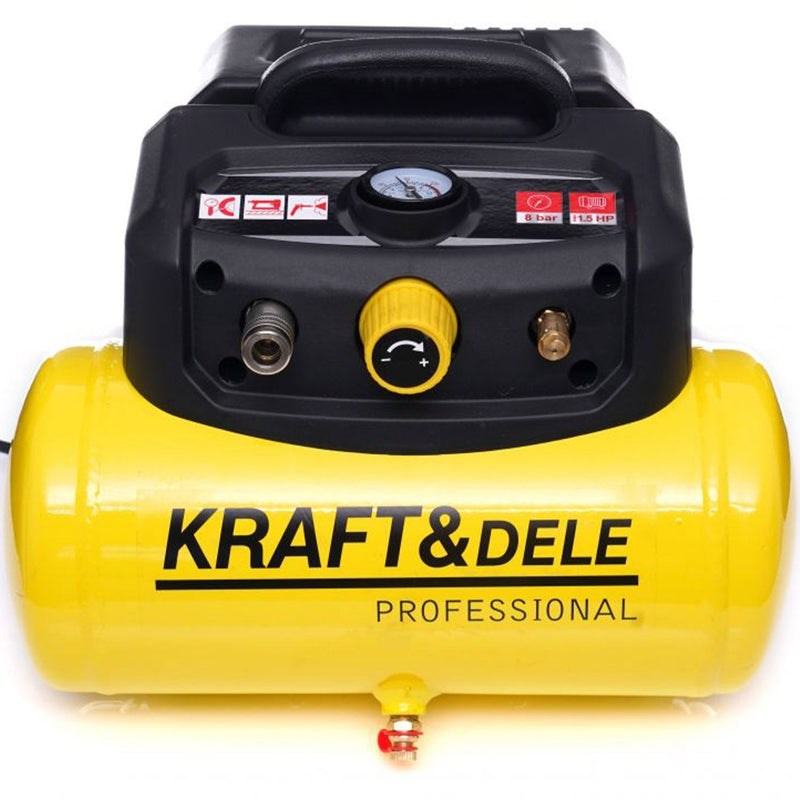 *BLACK-FRIDAY* Compresor aer Kraft&Dele KD1415, 6L, 1.5CP, 8Bar, 180/min, profesional