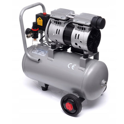 BLACK-FRIDAY Compresor aer fara ulei Kraft&Dele KD1395, 24L, 2Cp, 1200W, 8Bar, 220L, silentios