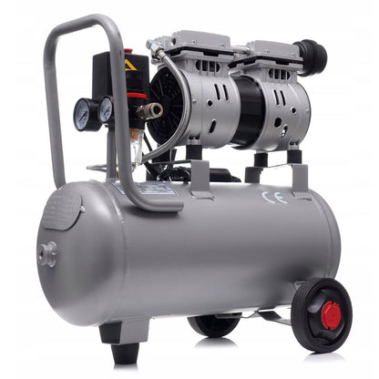 BLACK-FRIDAY Compresor aer fara ulei Kraft&Dele KD1395, 24L, 2Cp, 1200W, 8Bar, 220L, silentios
