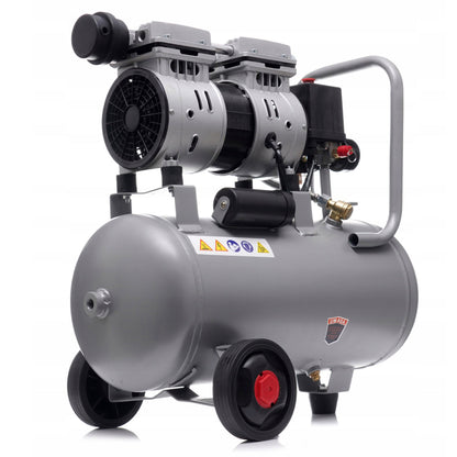 BLACK-FRIDAY Compresor aer fara ulei Kraft&Dele KD1395, 24L, 2Cp, 1200W, 8Bar, 220L, silentios