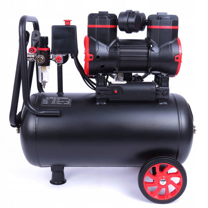 BLACK-FRIDAY Compresor aer fara ulei VOKNER 1390, 24L, 230V, 1300W, 8Bar, 220L/min, silentios