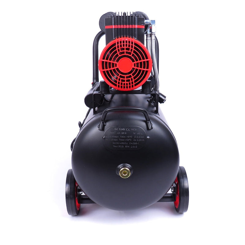 SEZONUL-OFERTELOR la Compresor aer fara ulei VOKNER 1391, 50L, 230V, 1500W, 8Bar, 290L/min, silentios