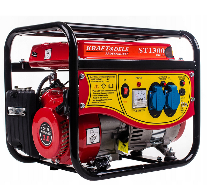 *BLACK-FRIDAY* Generator curent KRAFTSON % Import Polonia %  110, 230V, 3CP, 4 timpi, AVR, Accesorii incluse