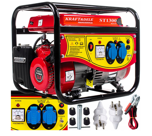 BLACK-FRIDAY Generator curent Kraft&Dele KD110, 230V, 3CP, 4 timpi, AVR, Accesorii incluse