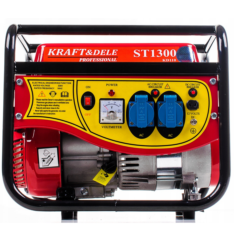 SEZONUL-OFERTELOR la Generator curent Kraft&Dele KD110, 230V, 3CP, 4 timpi, AVR, Accesorii incluse