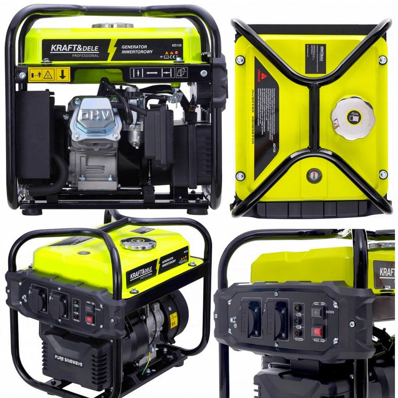 *BLACK-FRIDAY* Generator curent Kraft&Dele KD135, 230V, 4CP, 4 timpi, stabilizator tensiune (AVR)