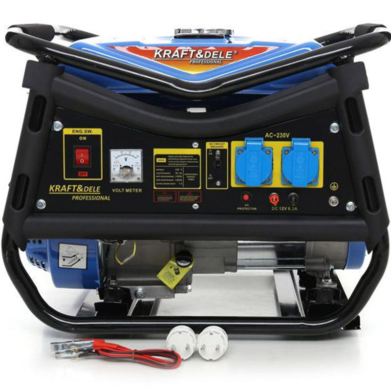 *BLACK-FRIDAY* Generator curent Kraft&Dele KD141, 230V, 7CP, 4 timpi, stabilizator tensiune (AVR)